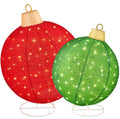 Conjunto Esferas de Enfeites de Natal com Micro Leds 2025